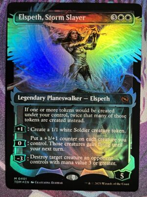 Elspeth, Storm Slayer TDM Showcase Art #401 Foil