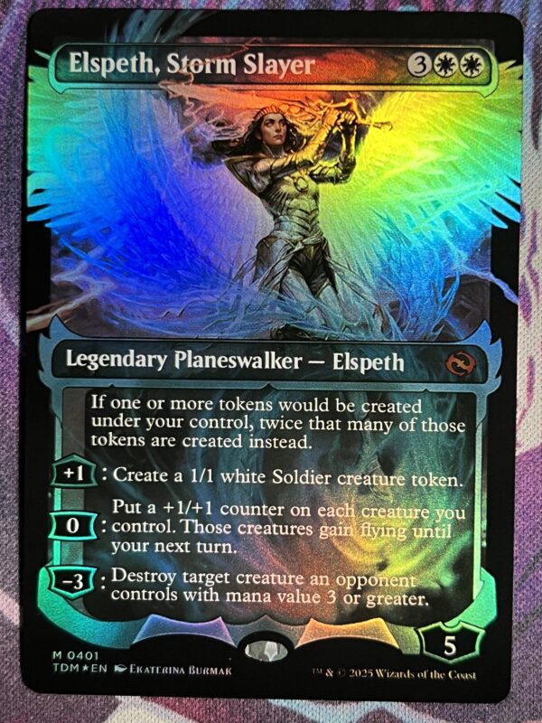 Elspeth, Storm Slayer TDM Showcase Art #401 Foil