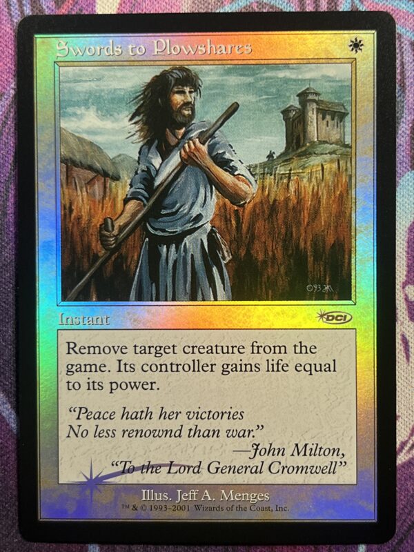 Swords to Plowshares F01 #6 Foil