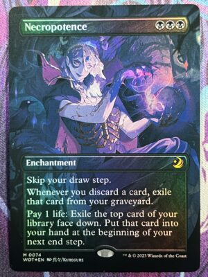 Necropotence WOT Anime Art #74 Foil