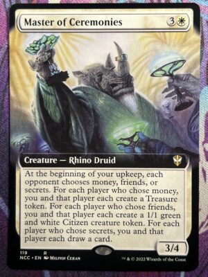 Master of Ceremonies NCC Extended Art #119