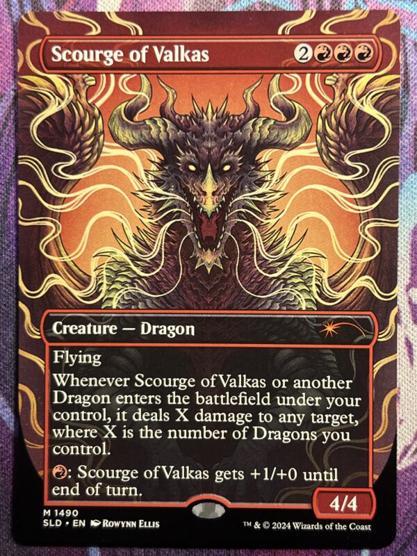 Scourge of Valkas SLD Full Art #1490