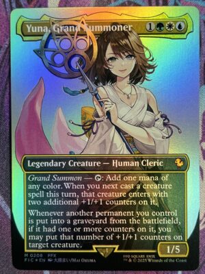 Yuna, Grand Summoner FIC Full Art #208 Foil