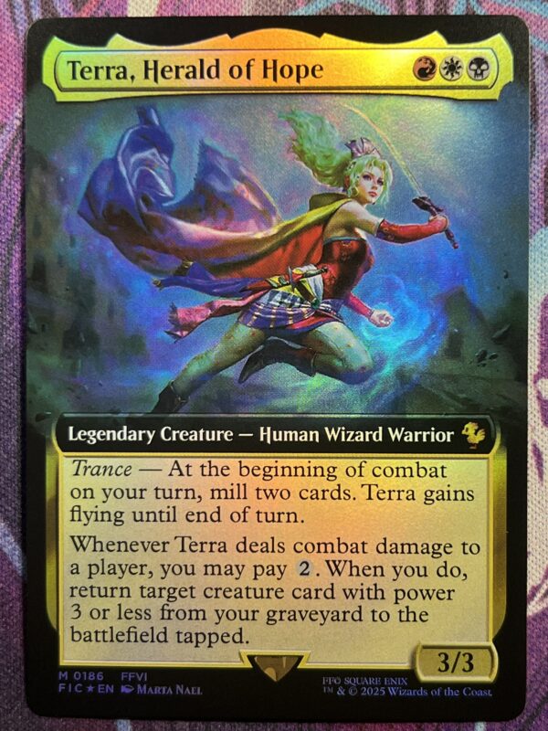 Terra, Herald of Hope FIC Extended Art #186 Foil
