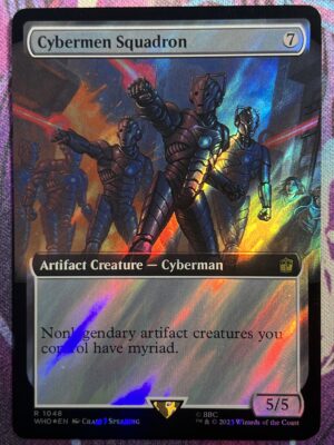 Cybermen Squadron WHO Extended Art #1048 Surge Foil
