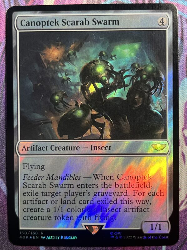 Canoptek Scarab Swarm 40K #150 Surge Foil