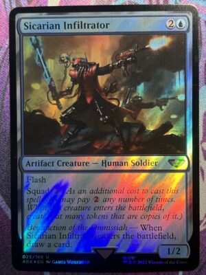 Sicarian Infiltrator 40K #25 Surge Foil