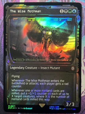 The Wise Mothman PIP Showcase Art #871 Surge Foil