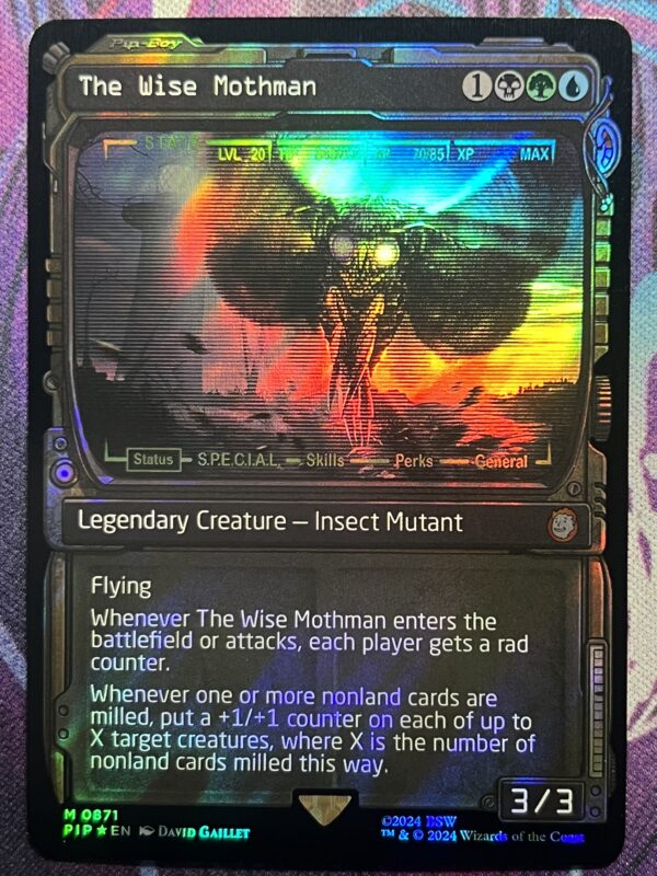 The Wise Mothman PIP Showcase Art #871 Surge Foil