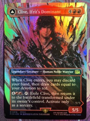 Clive, Ifrit's Dominant FIN Full Art #318 Foil