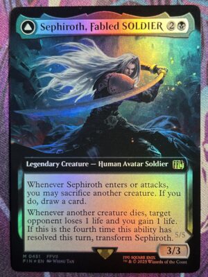 Sephiroth, Fabled SOLDIER FIN Extended Art #451 Foil