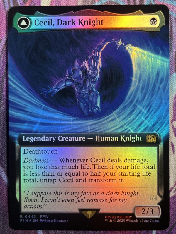 Cecil, Dark Knight FIN Extended Art #445 Foil