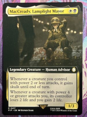 MacCready, Lamplight Mayor PIP Extended Art #417