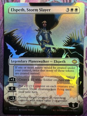 Elspeth, Storm Slayer TDM Full Art #398 Foil
