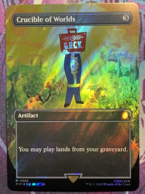Crucible of Worlds PIP Full Art #885 Surge Foil