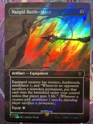 Nazgul Battle-Mace LTC Full Art #554 Surge Foil