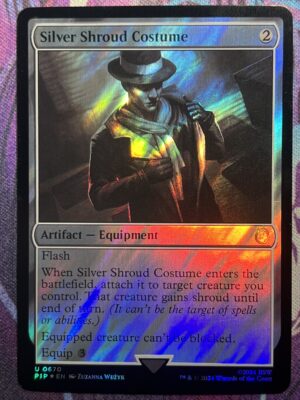 Silver Shroud Costume PIP #670 Surge Foil