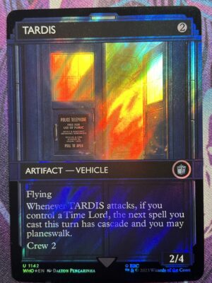 TARDIS WHO Showcase Art #1142 Surge Foil
