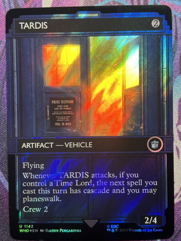 TARDIS WHO Showcase Art #1142 Surge Foil